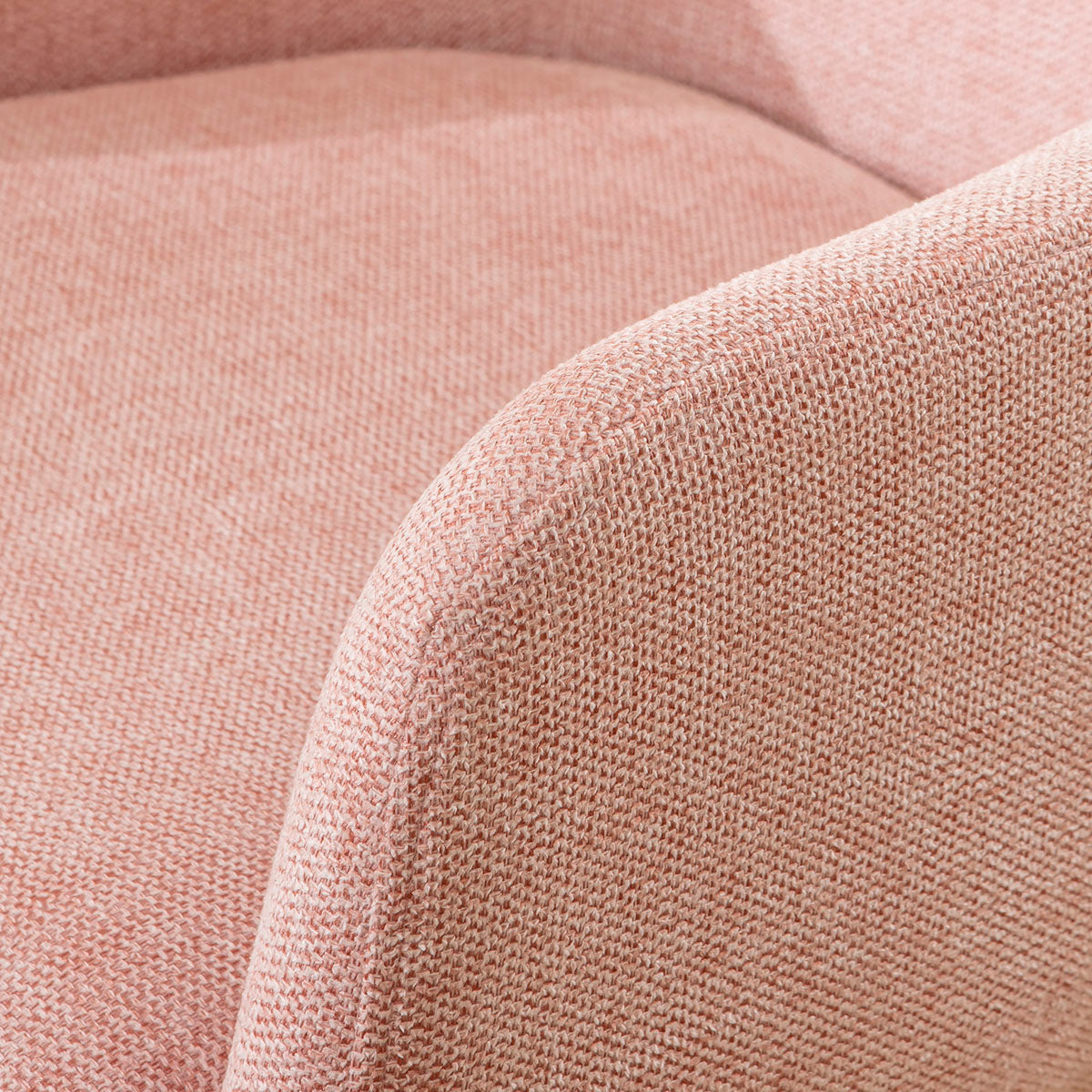 Luna Swivel Carver Dining Chairs Pink