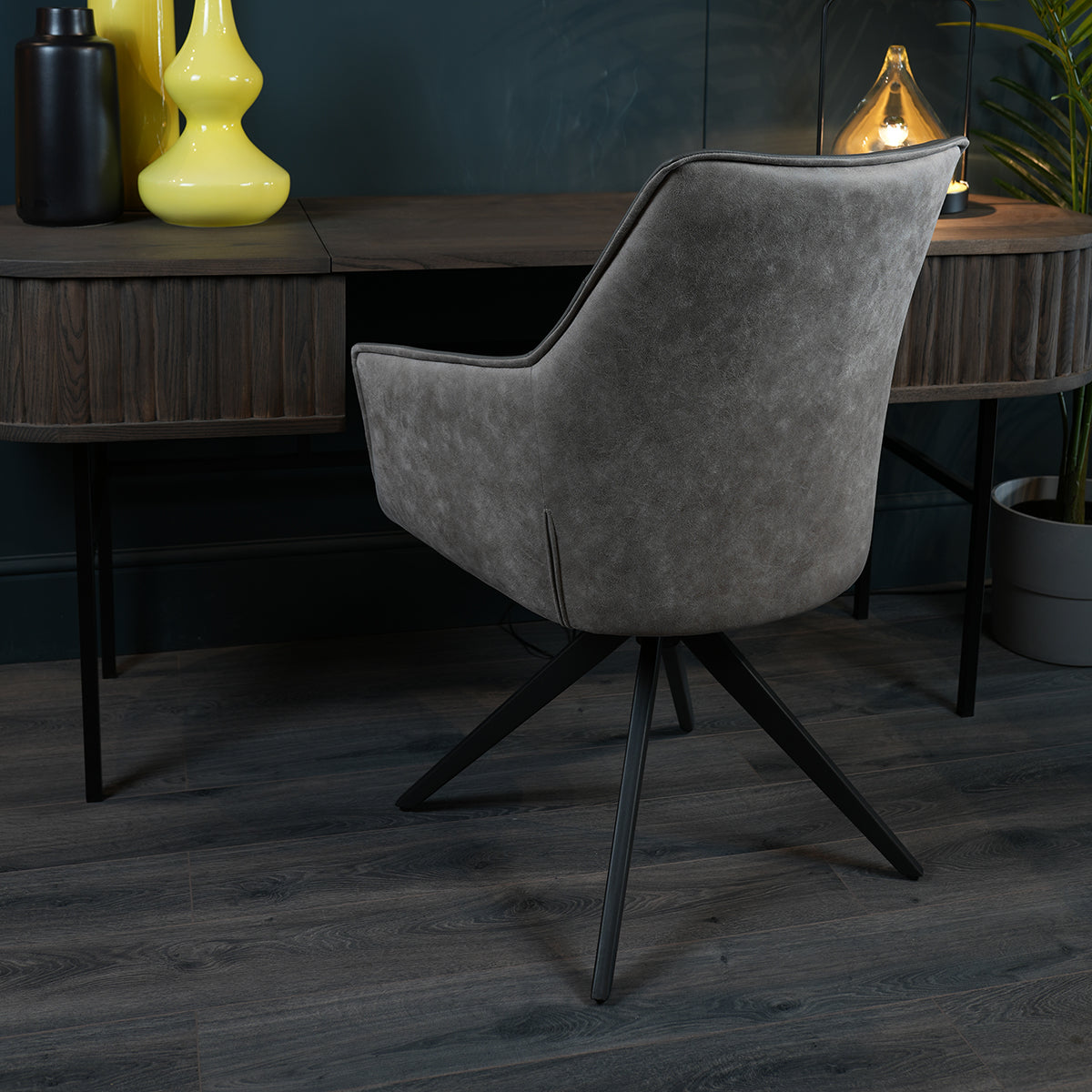 Millie Dining Chair Grey/Stone