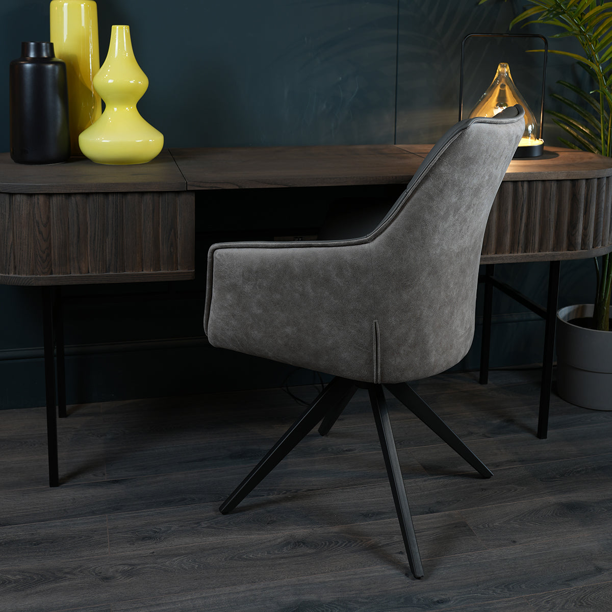 Millie Dining Chair Grey/Stone